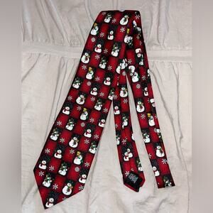 Tie, Hallmark Christmas men’s necktie, holiday, Snow Man